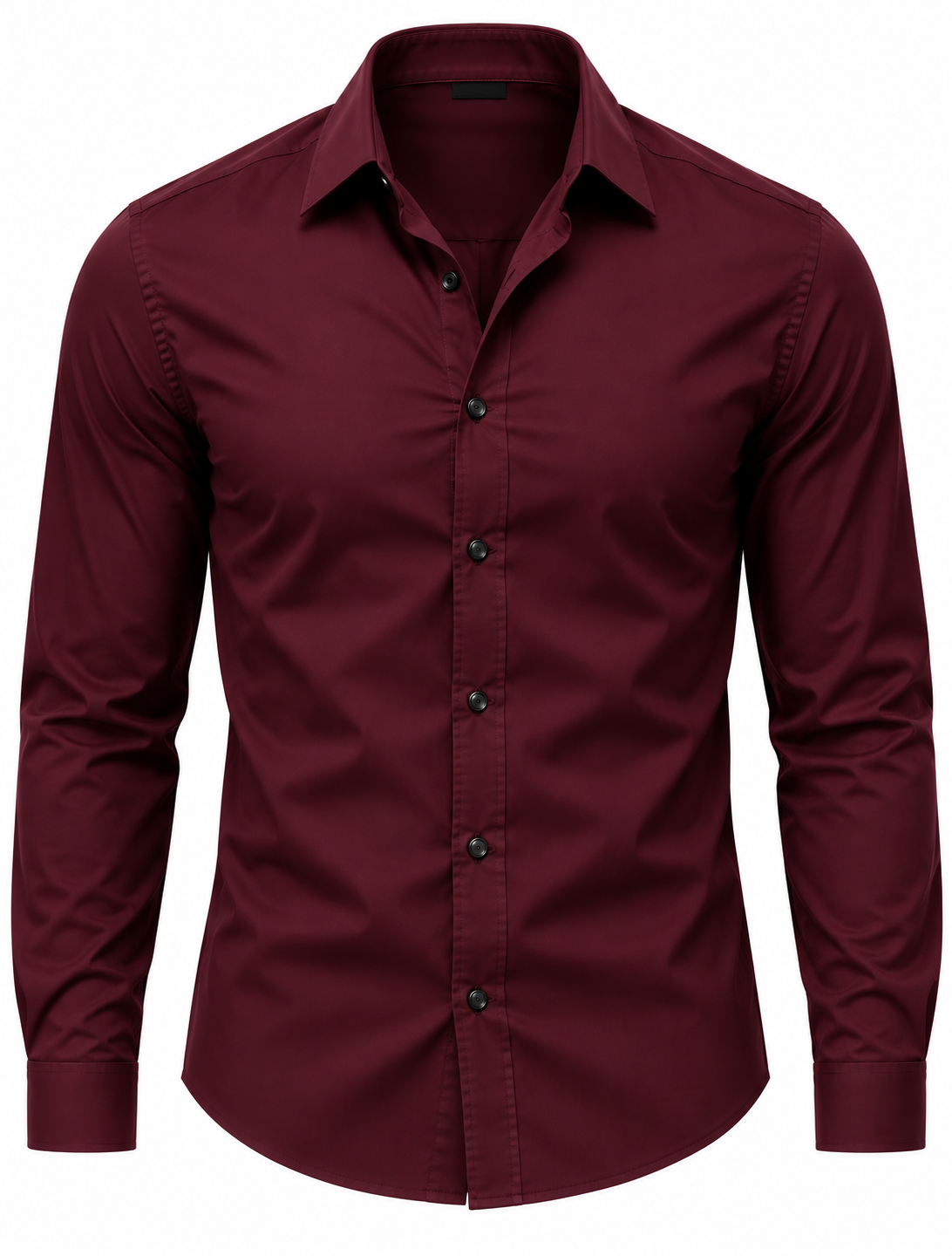 Marlon-Camisa de hombre de manga larga casual