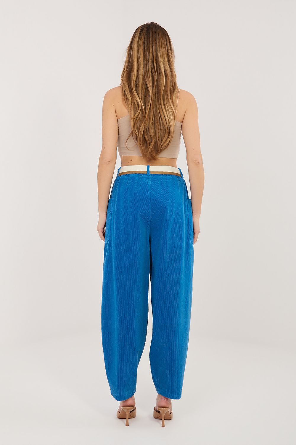 corduroy trousers model 232197 Rue Paris