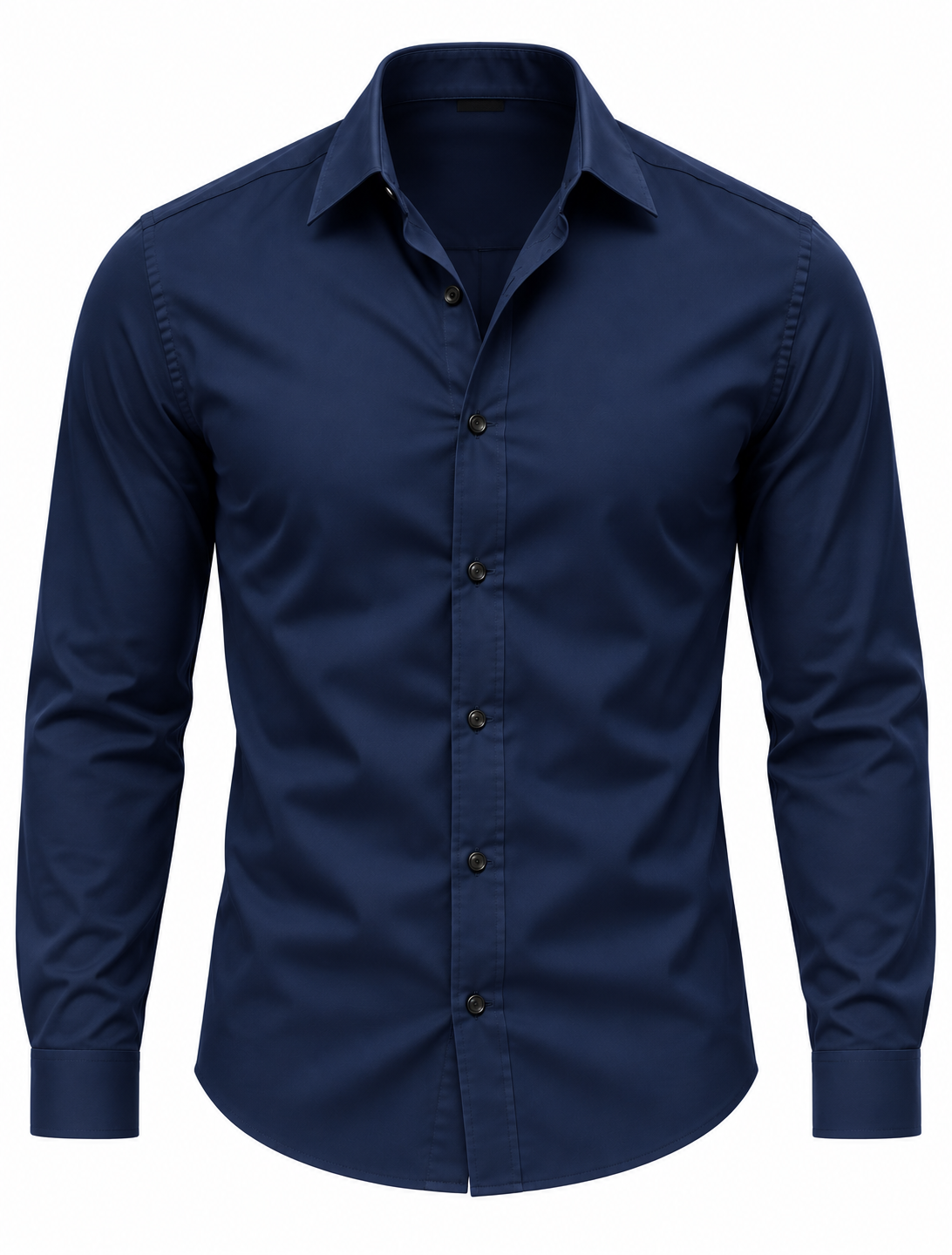 Marlon-Camisa de hombre de manga larga casual