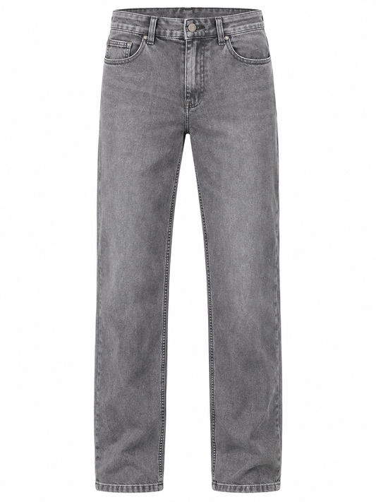 Bruno-Pantalón Vaquero de Hombre Corte Recto y Estilo Casual